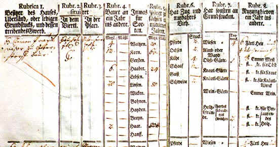 Thereanisches Gültbuch aus 1749, Breitwieser, S 1