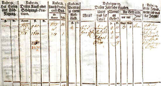 Thereanisches Gültbuch aus 1749, Breitwieser, S 2