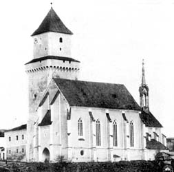 Pfarrkirche Haslach, 1890