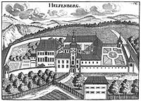 Schloss Helfenberg, Stich von Georg Matthäus Vischer, 1674